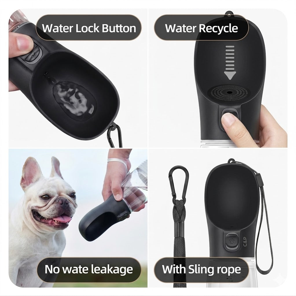 PetJoy Portable Dog  Water Bottle